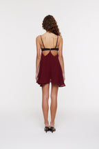 Reia Mini Dress Wine