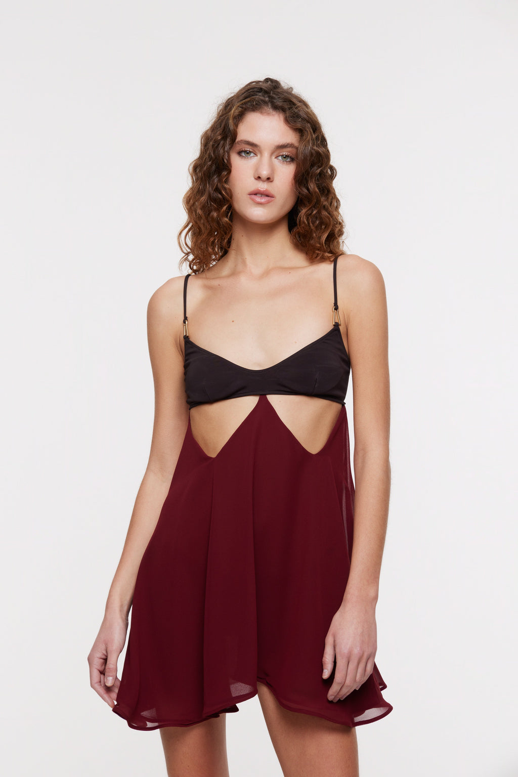 Reia Mini Dress Wine