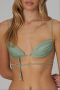 India Bikini Top Sage