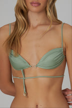 India Bikini Top Sage