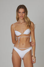 India Bikini Top White
