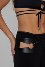 Nara Wrap Trousers Black