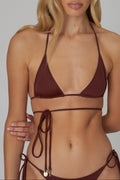 Yasmin Bikini Top Chestnut