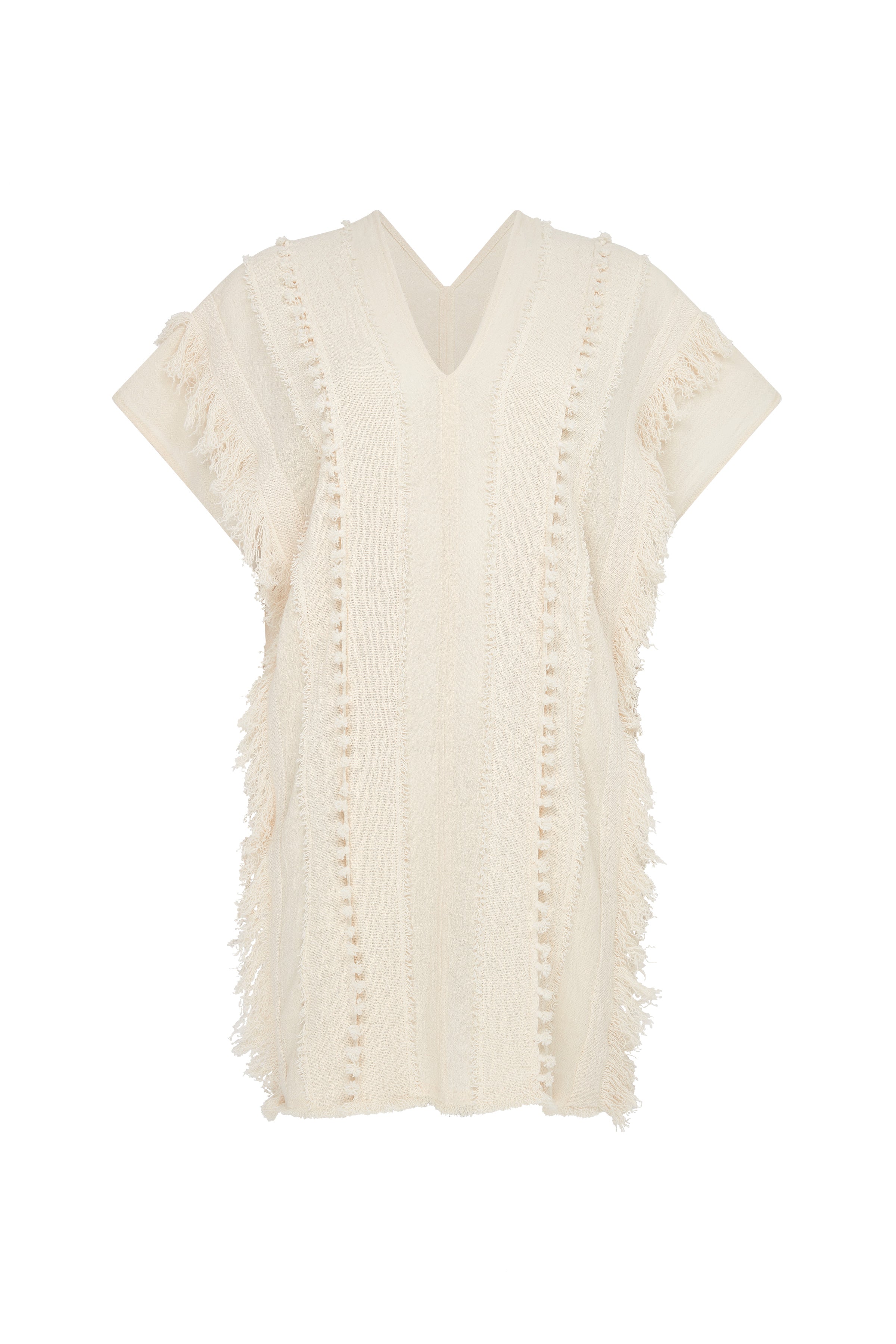 Sumer Mini Dress Artisanal Cotton