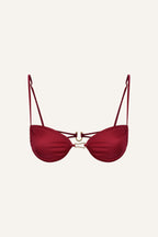 Calla Bikini Top Cherry