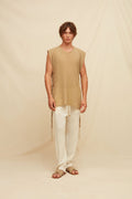 Aris Gauze Shirt Sepia