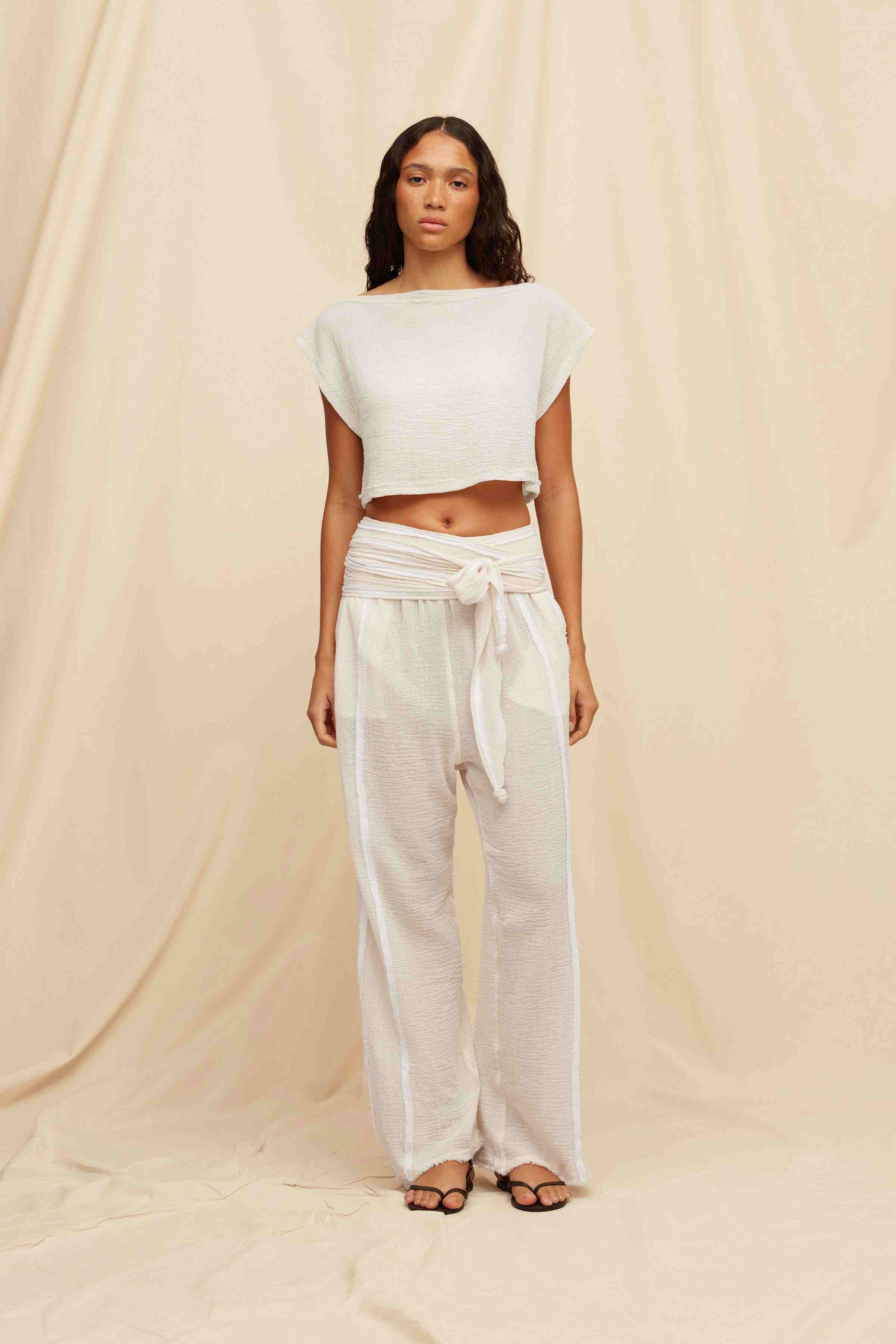 Boe Pants White
