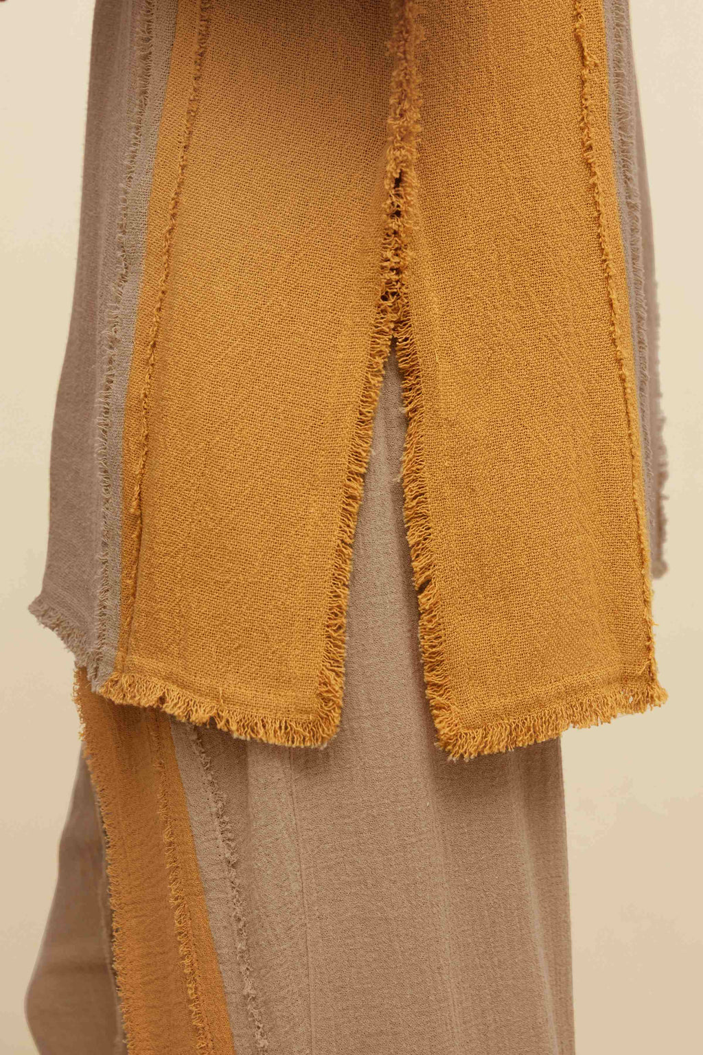 Chindikun Shirt Jute Sepia Mustard