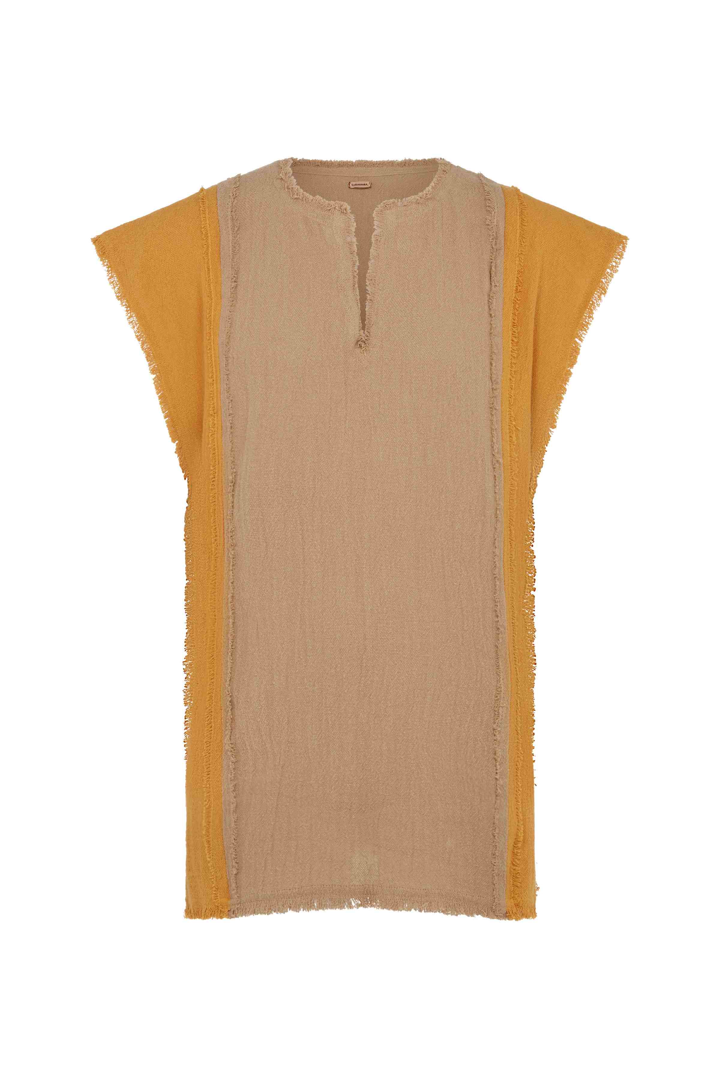 Chindikun Shirt Jute Sepia Mustard