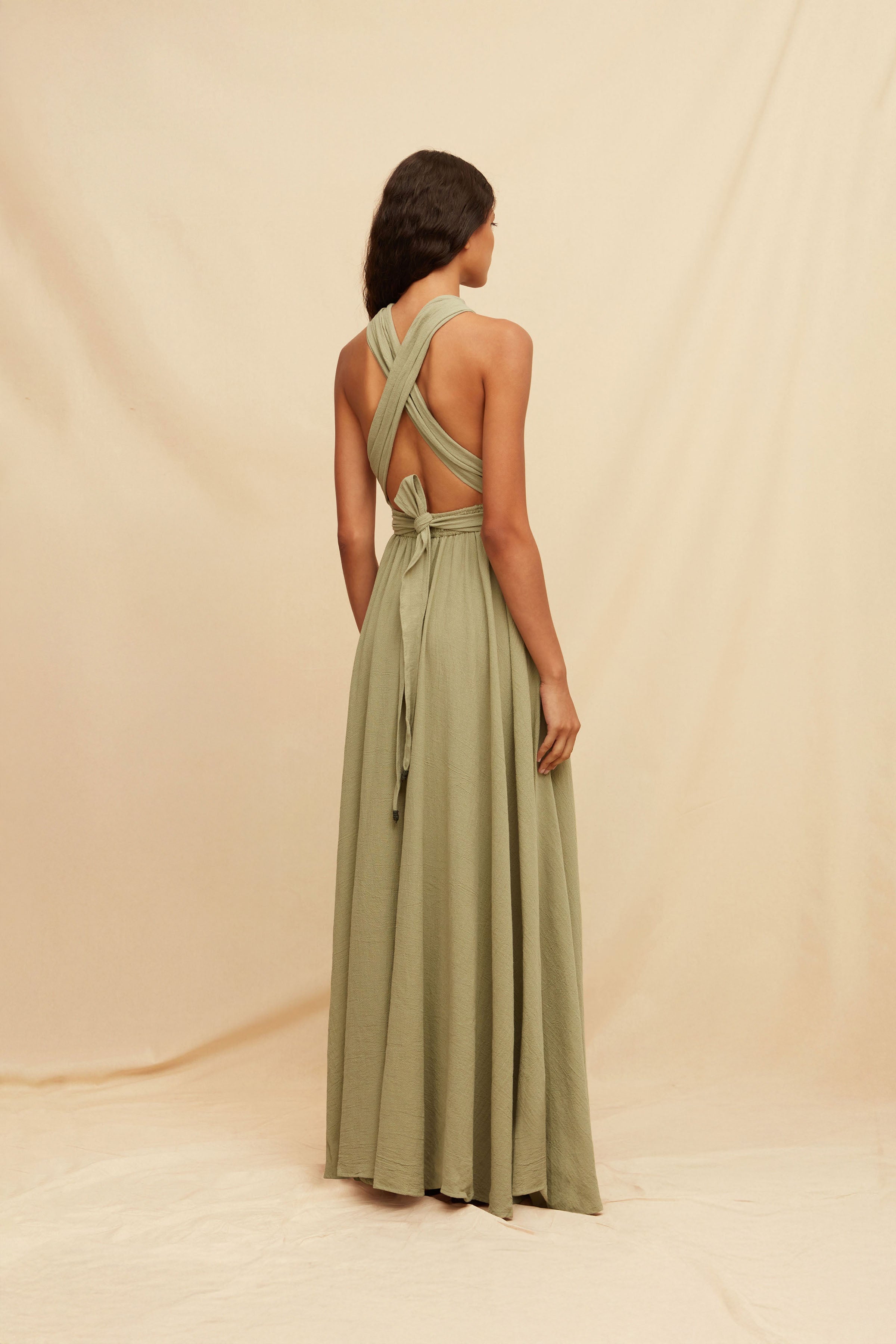 Pucte Dress Sage Green