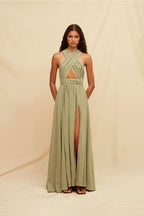 Pucte Dress Sage Green
