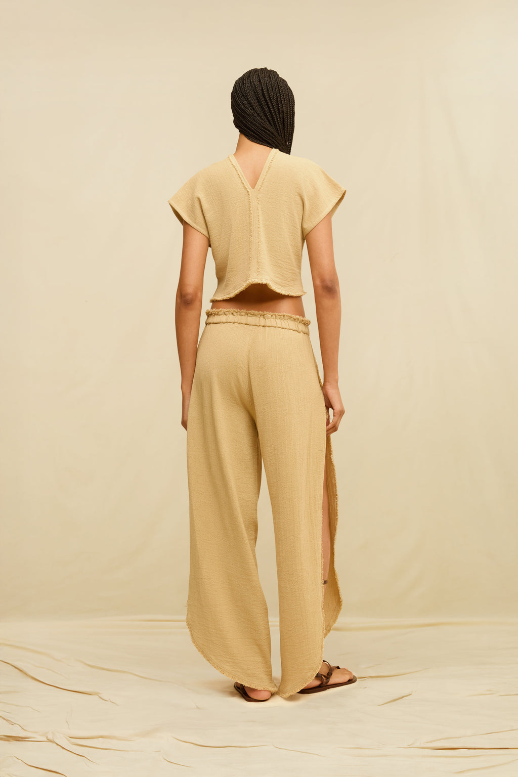 Amro Top Jute Sepia