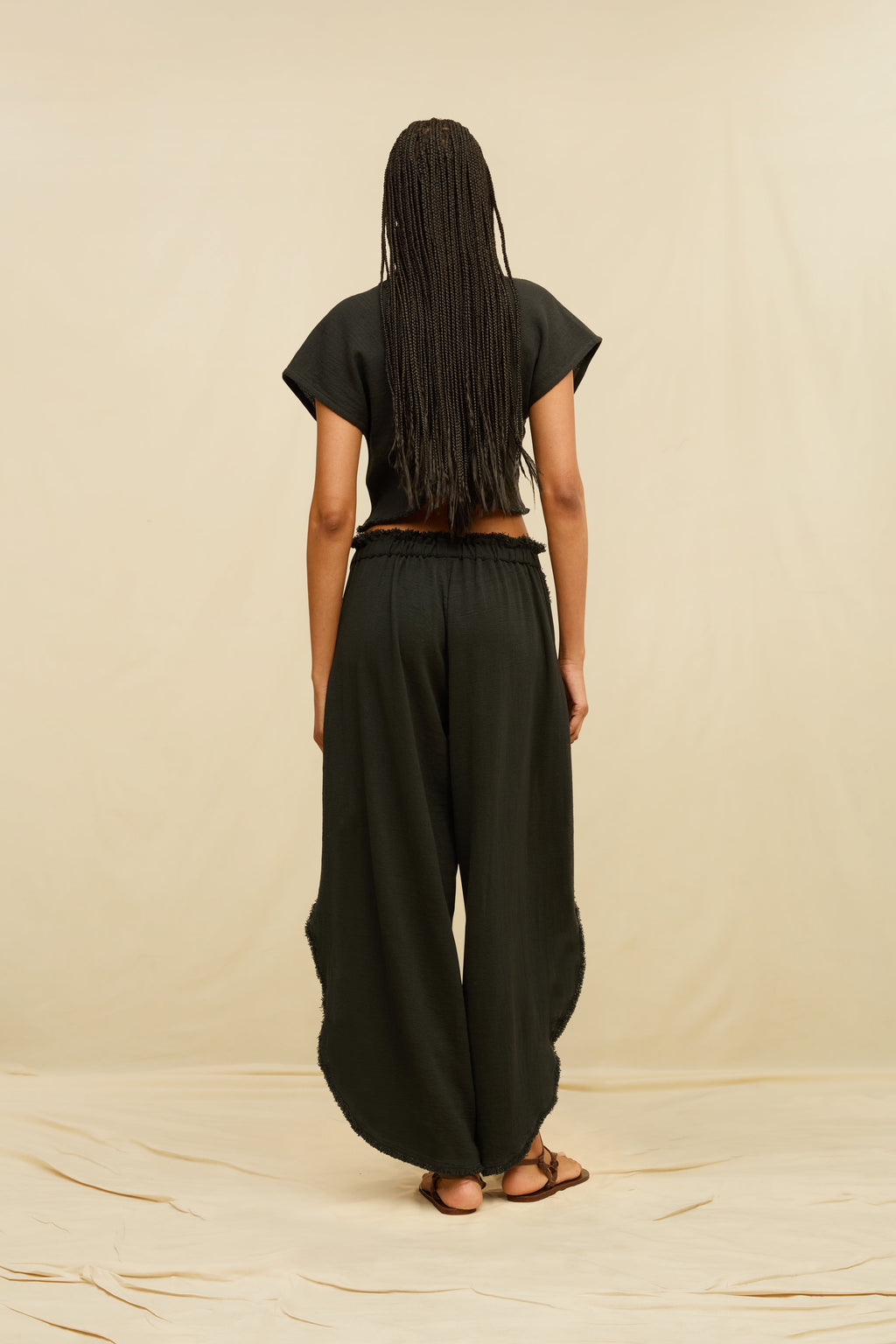 Arzan Pants Jute Black