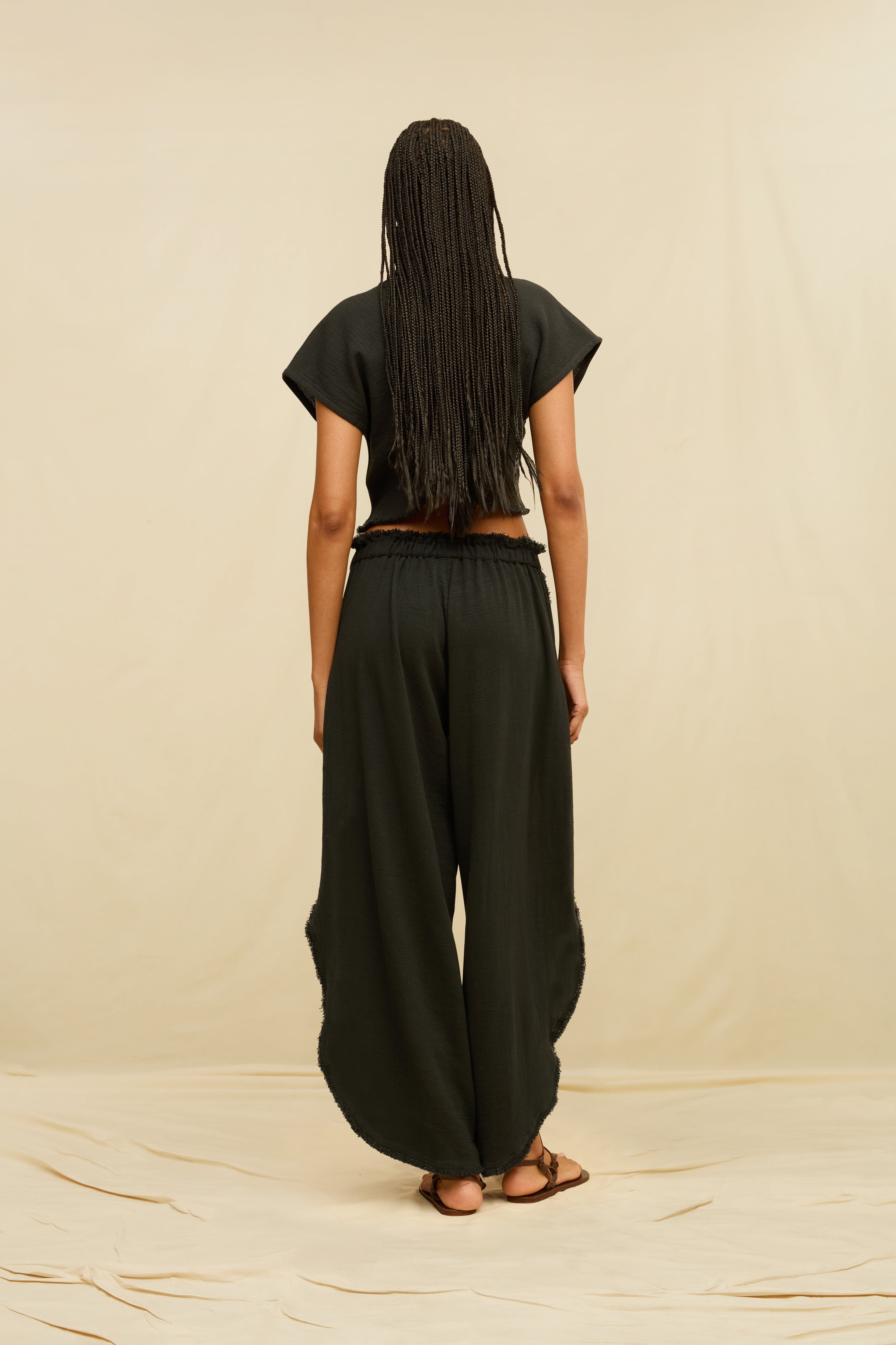 Arzan Pants Jute Black