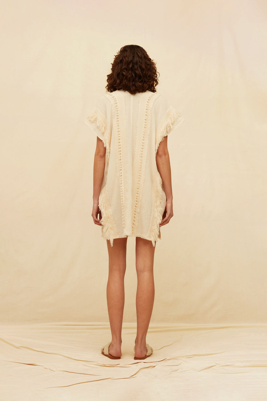 Sumer Mini Dress Artisanal Cotton