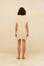 Sumer Mini Dress Artisanal Cotton
