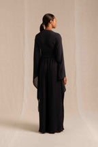 Ahumkal Top Cotton Gauze Black
