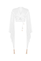 Ahumkal Top Cotton Gauze White