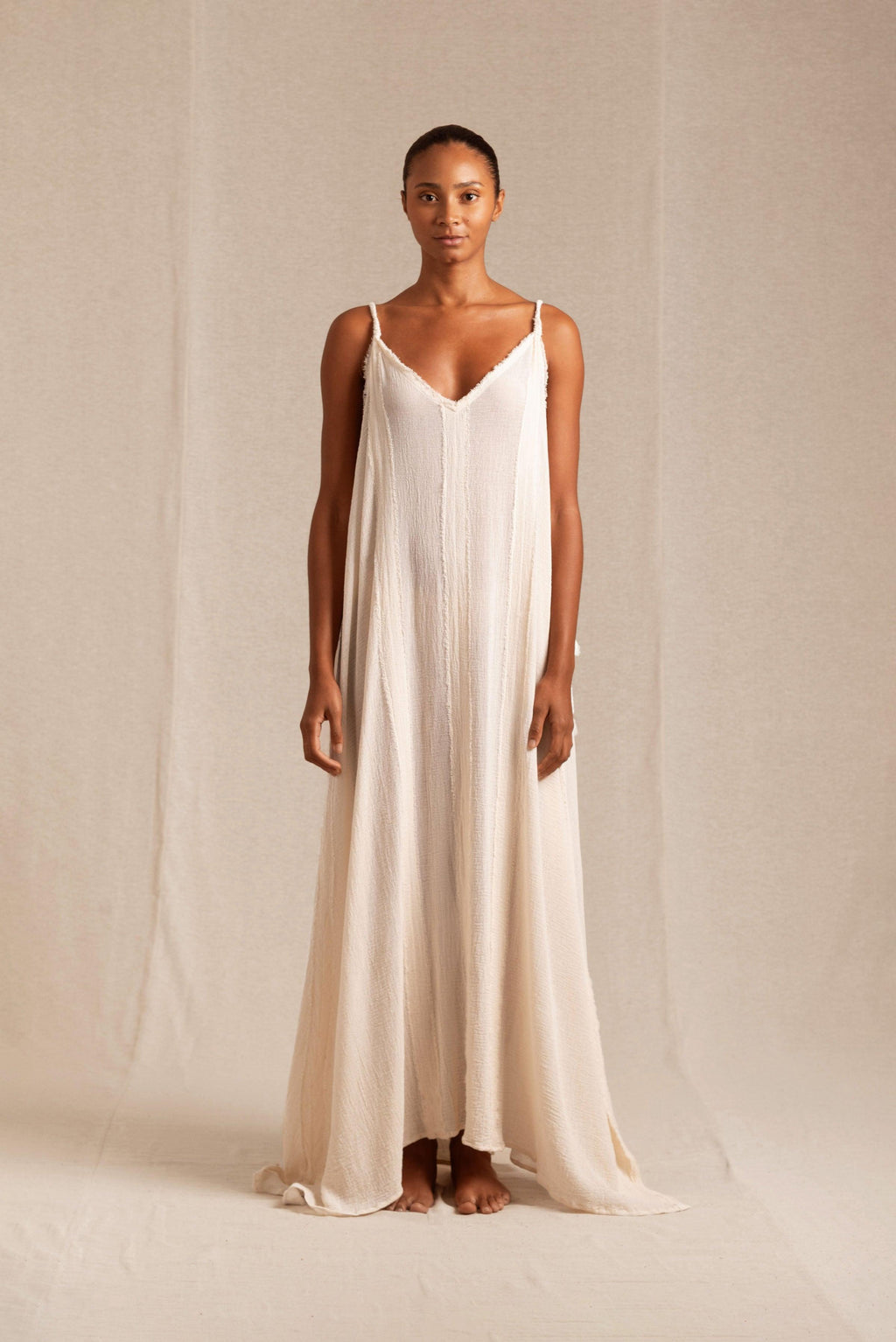 Akbal Dress Gauze Natural