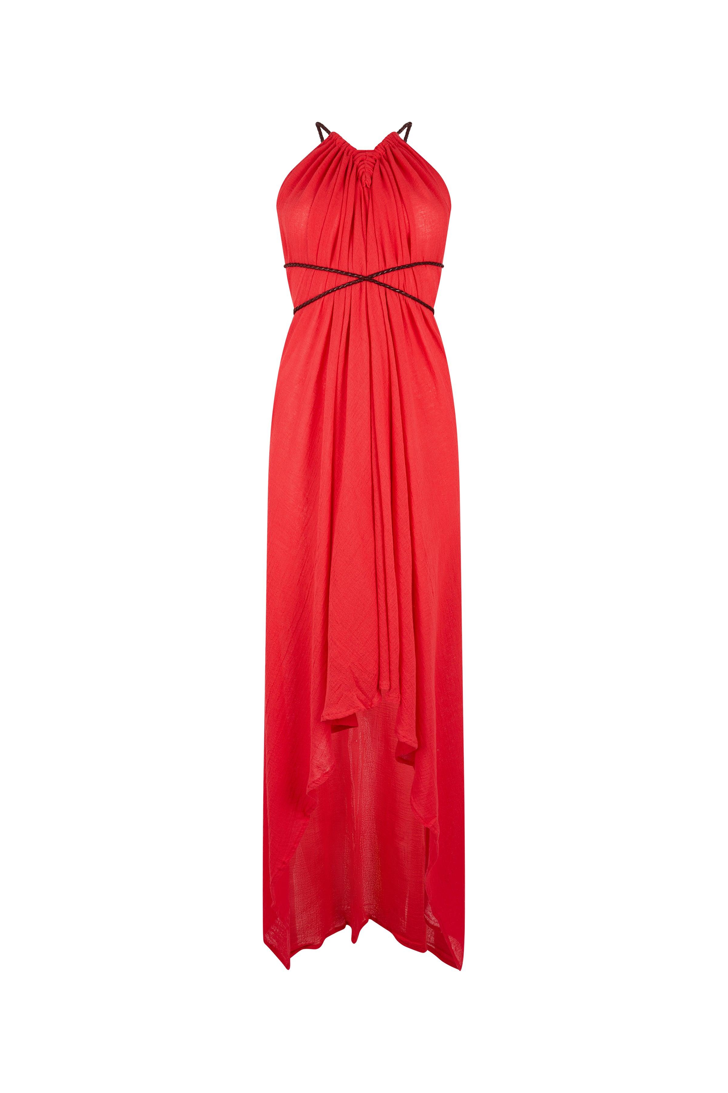 Ayikal Dress Scarlet