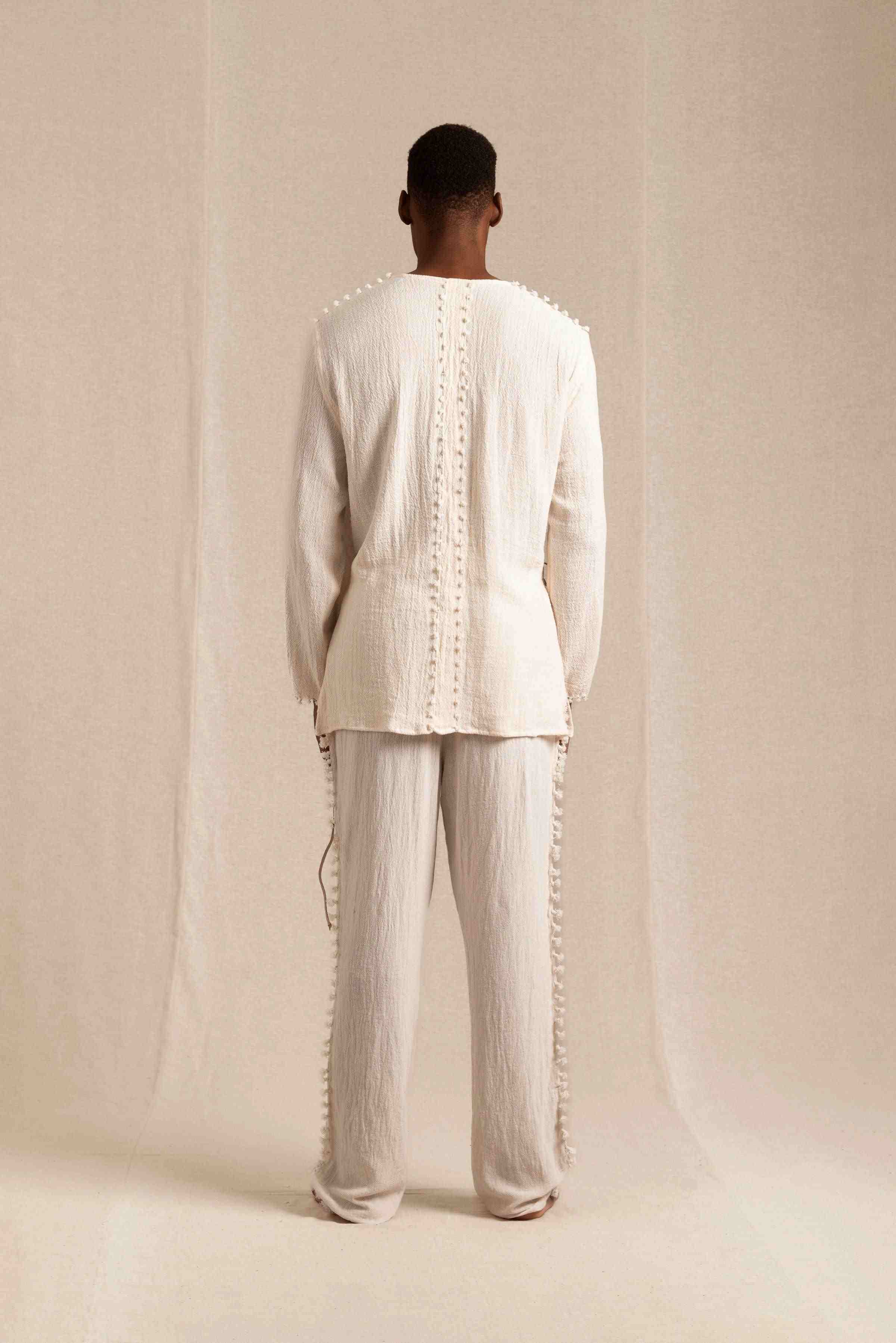 Merey Shirt Artisanal Cotton Natural