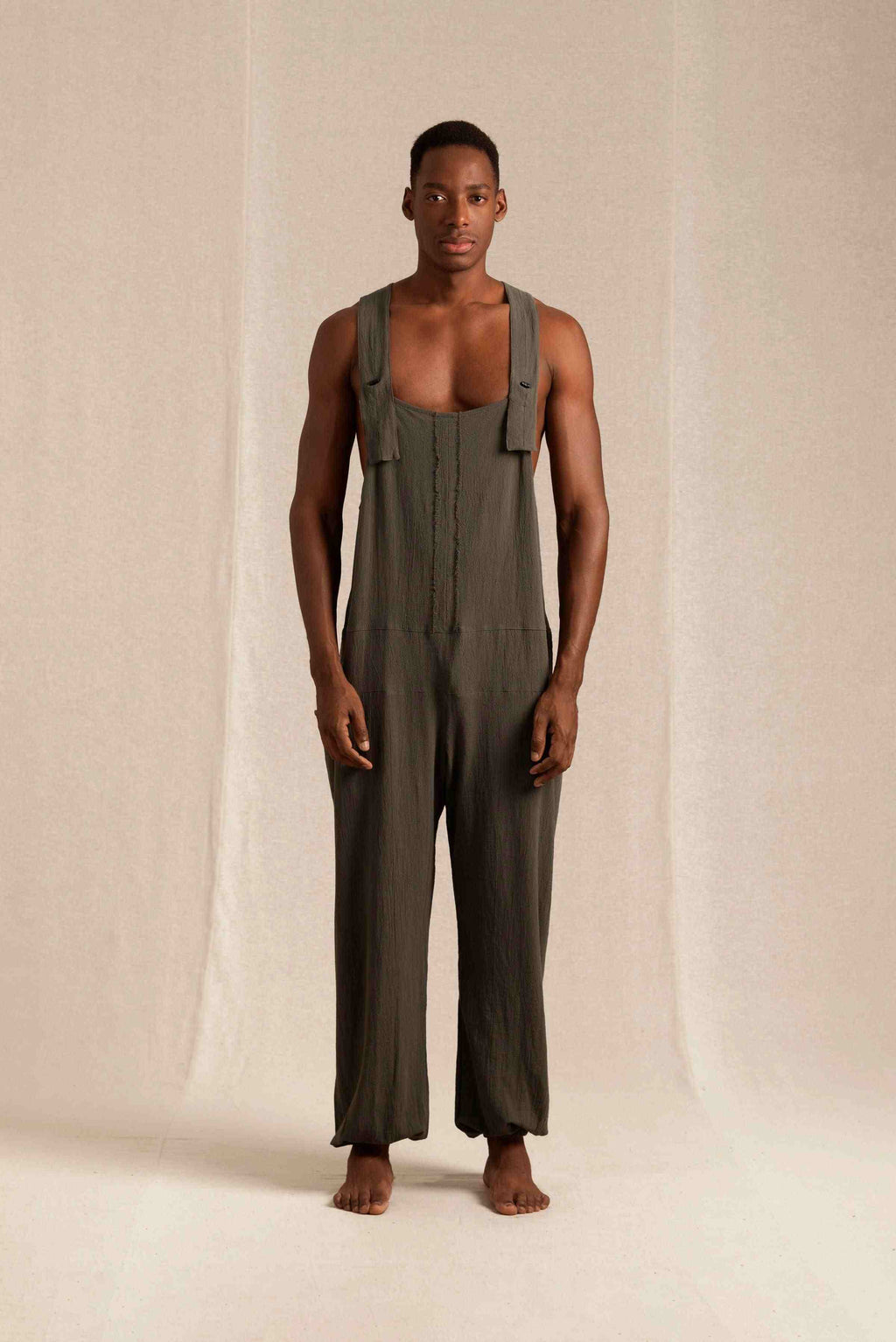 Tzab Jumpsuit Artisanal Cotton Slate Black