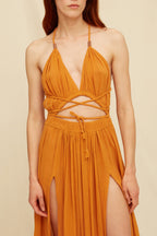 Kimi Dress Burnt Orange