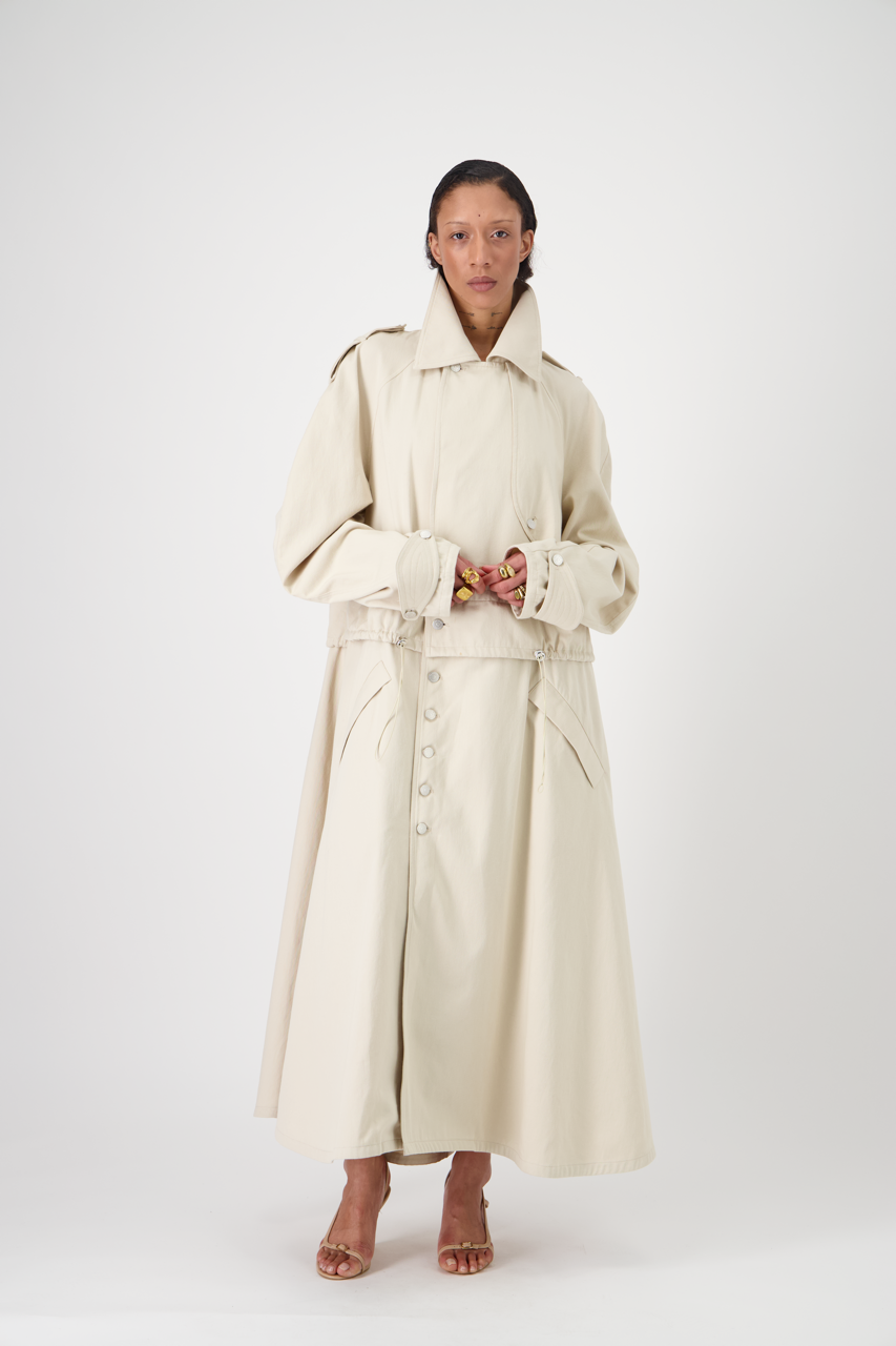 Caravel Trench Coat Gabardine