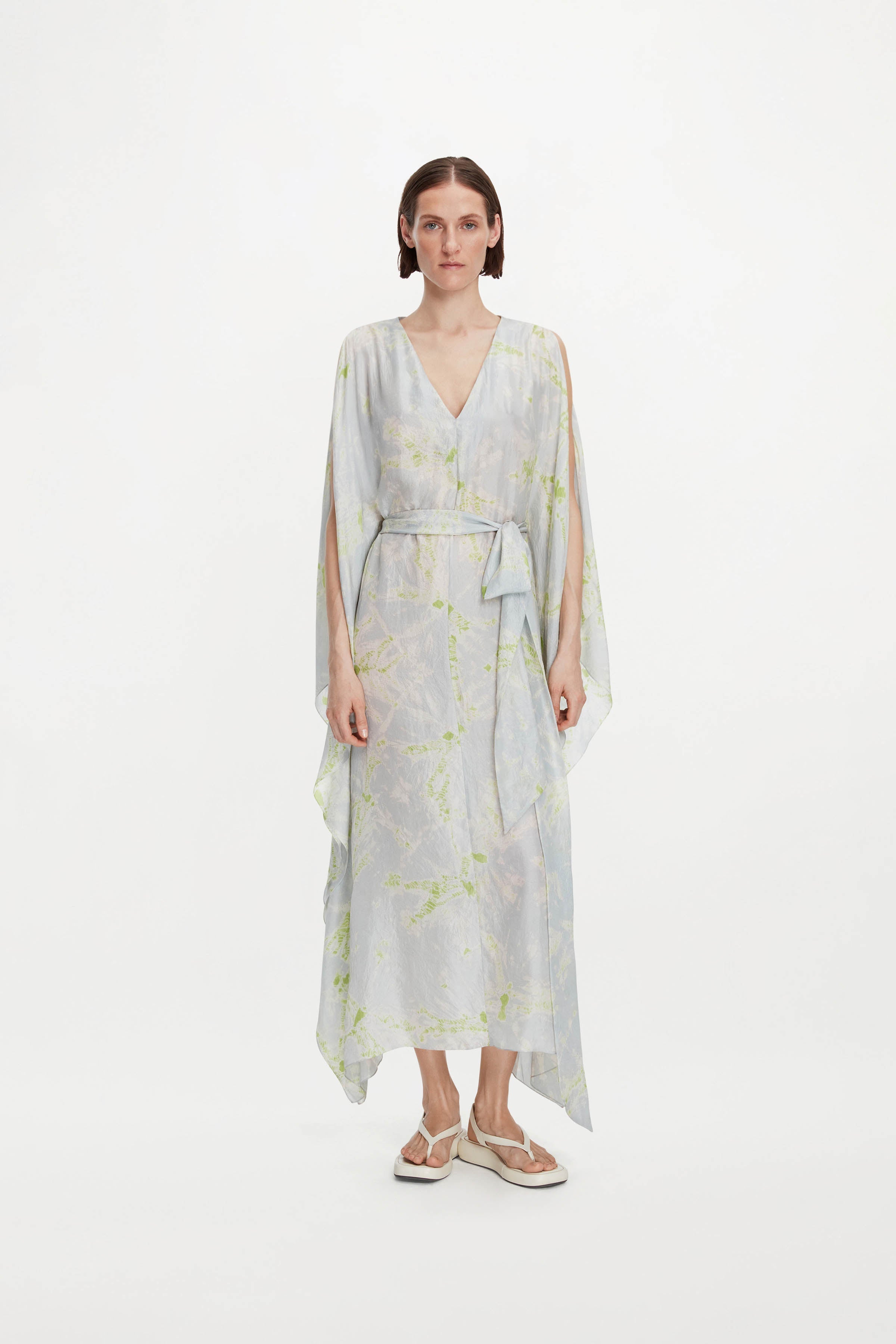 Cassia Dress ( Lime Bloom )
