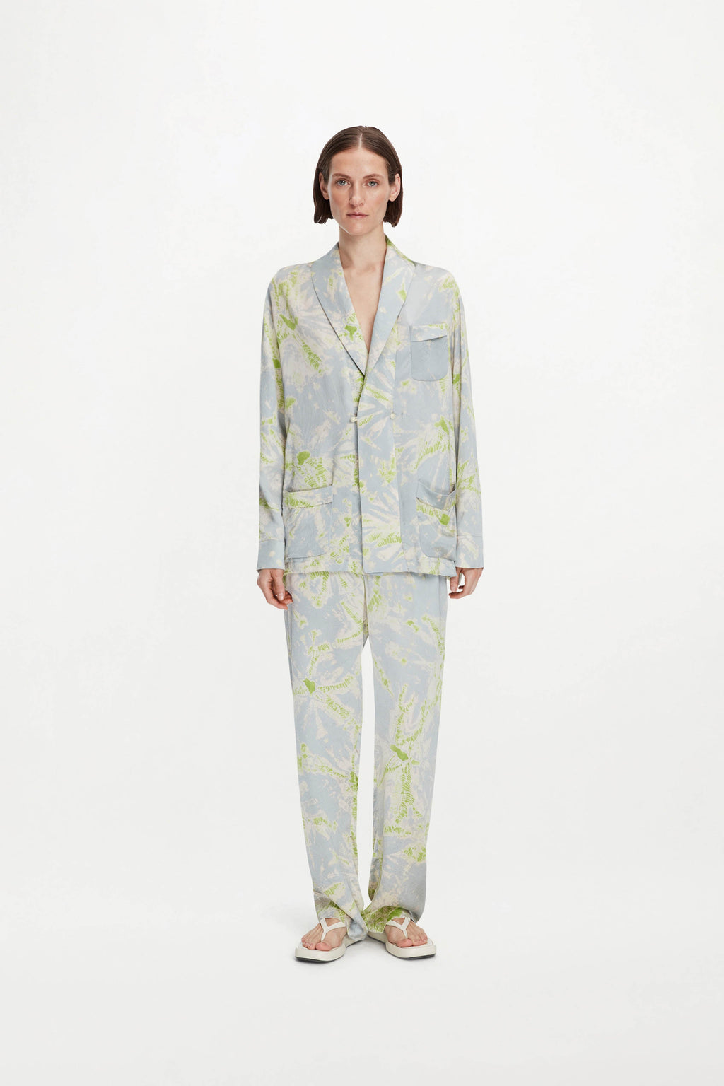 Gilbert Trousers ( Lime Bloom )