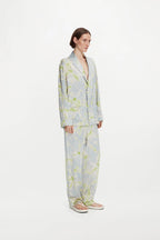 Gilbert Trousers ( Lime Bloom )