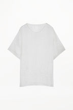 Aurelius T Shirt ( White Silk Pintuck )