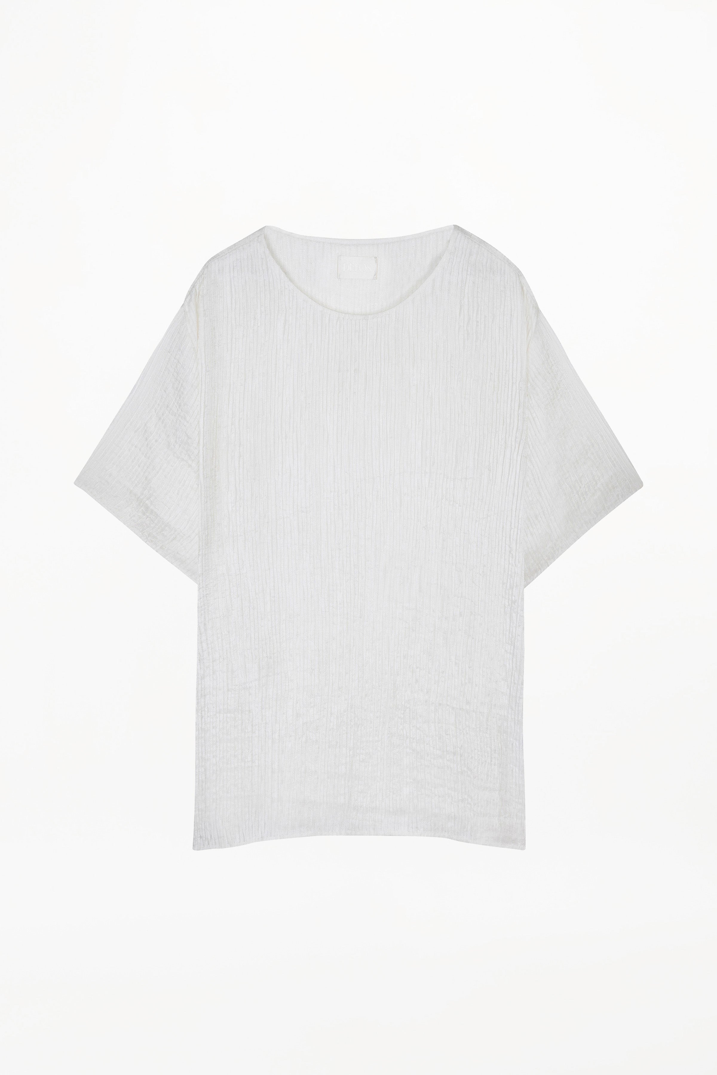 Aurelius T Shirt ( White Silk Pintuck )