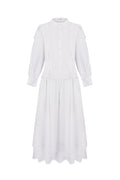 Maxi-length backless dress
