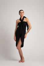 Asymmetrical Draped Sarong