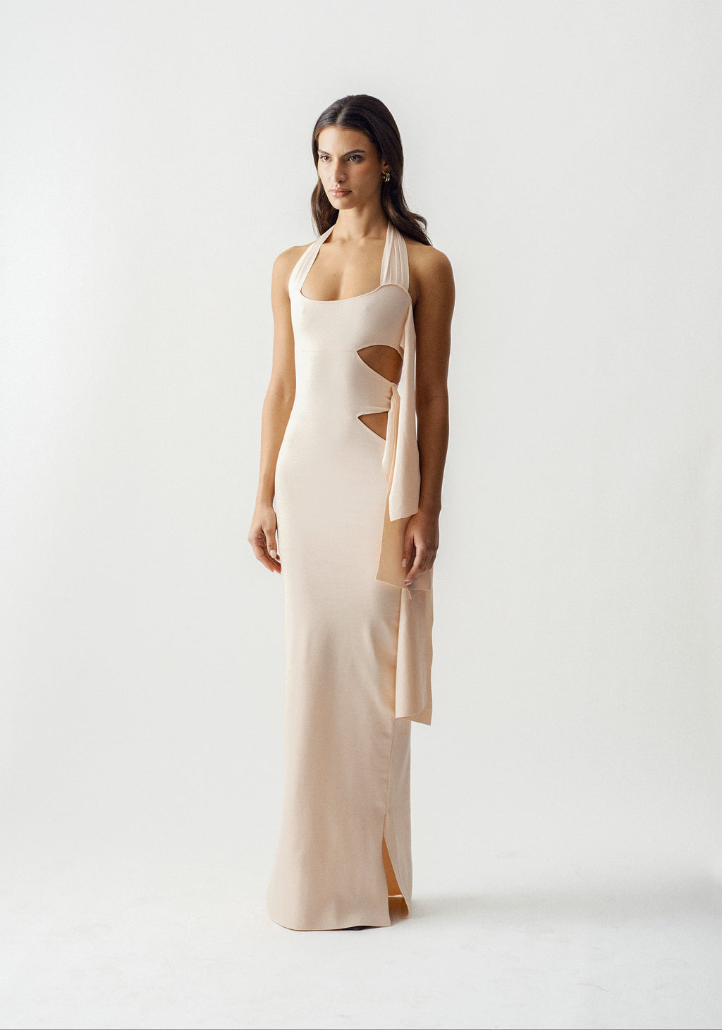 Gabi Salmon Dress