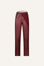 Deva Wrap Trousers Wine