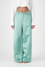 Georgio Pants Textured Silk Crepe