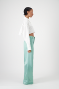 Georgio Pants Textured Silk Crepe
