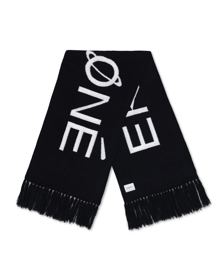 Erroné Flag Scarf Black