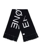 Erroné Flag Scarf Black