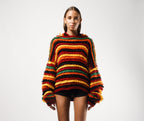 Knitted Wig Hoodie