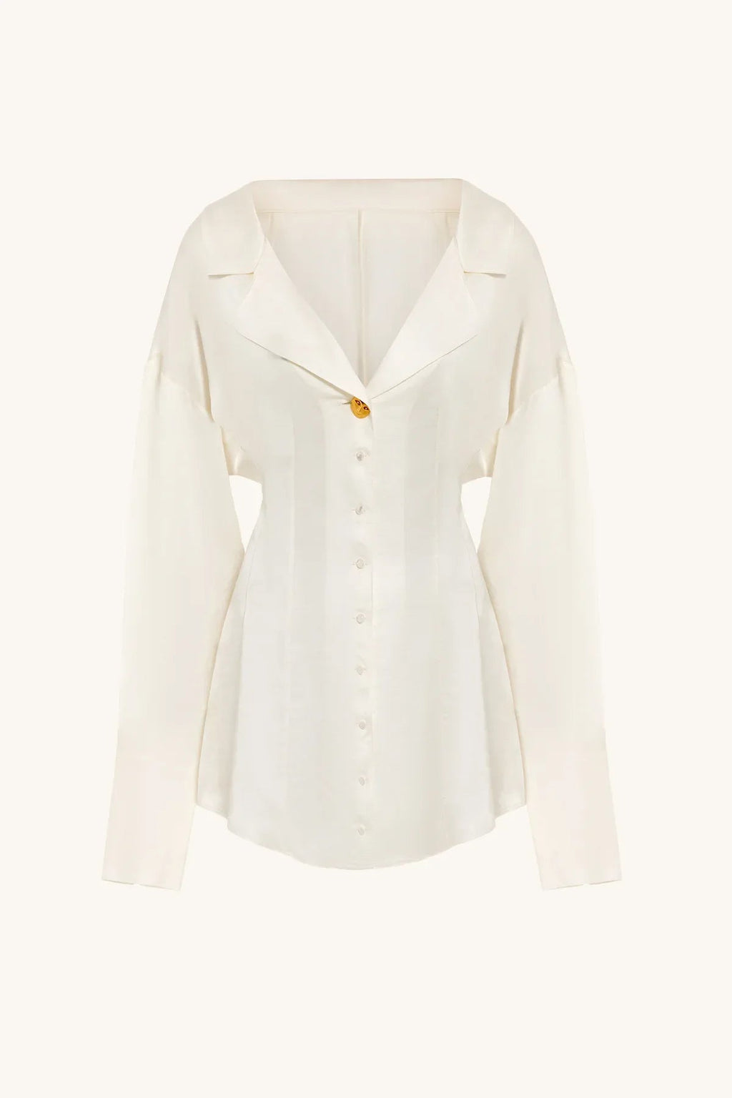 The Shirt Dress Cream