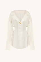 The Shirt Dress Cream
