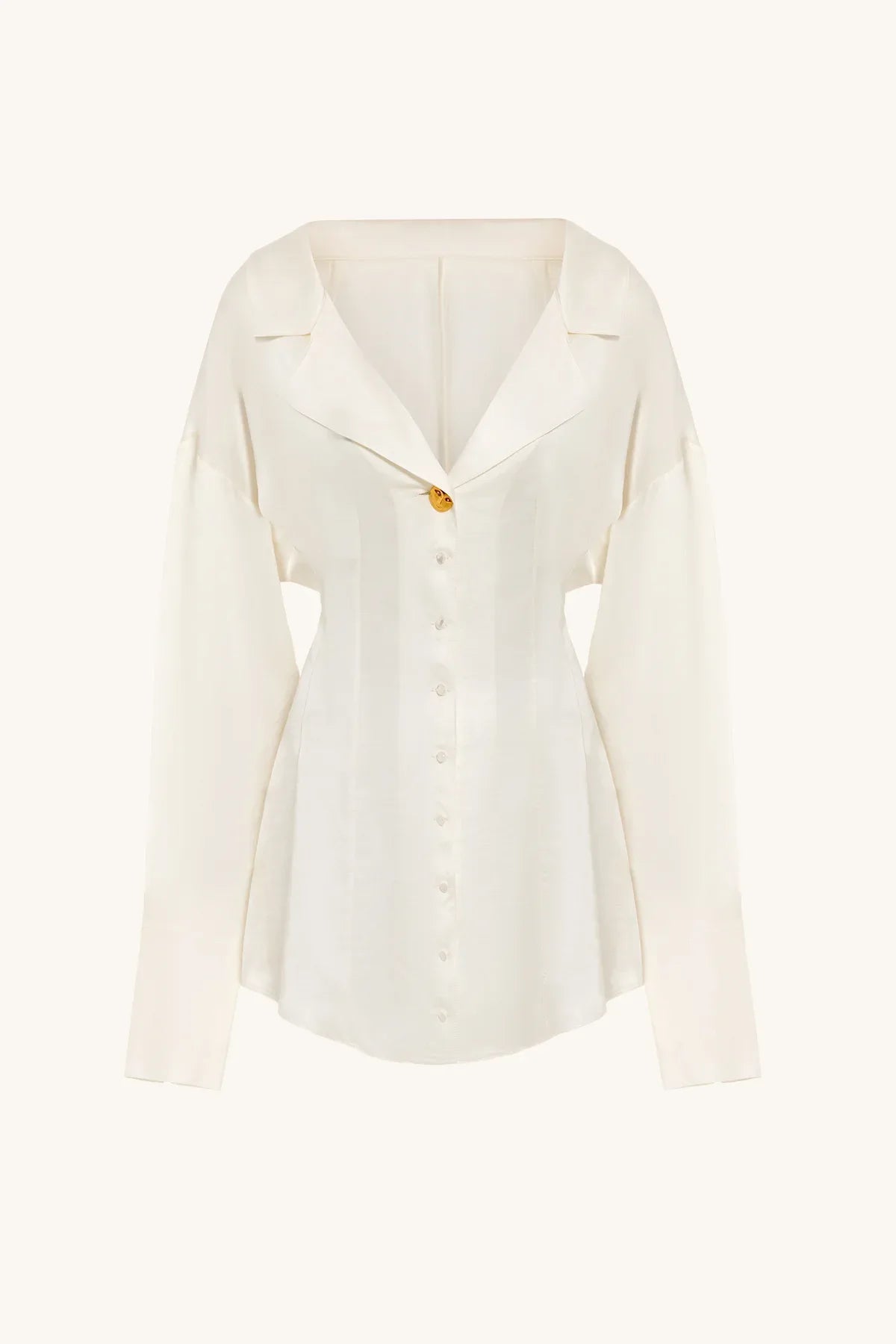 The Shirt Dress Cream