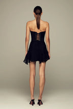 Wave Skirt Black