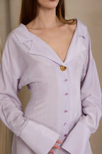 The Shirt Dress Lilac