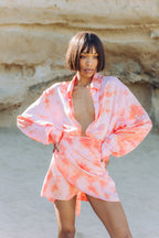 Pink Three Piece Batik Set
