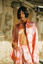 Pink Three Piece Batik Set