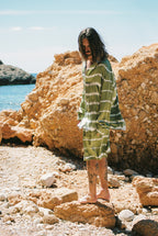 Green Two Piece Batik Set